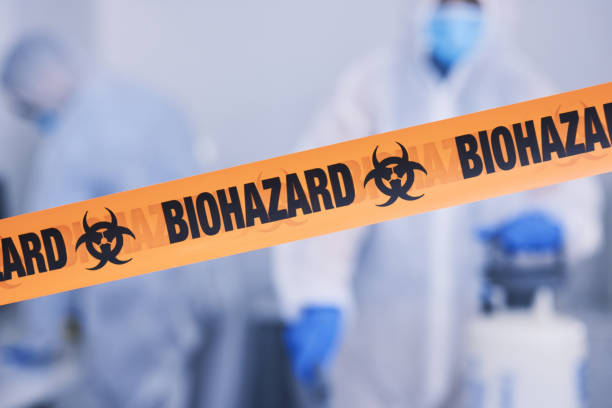 Professional Biohazard Cleanup technician working in Winterville, GA